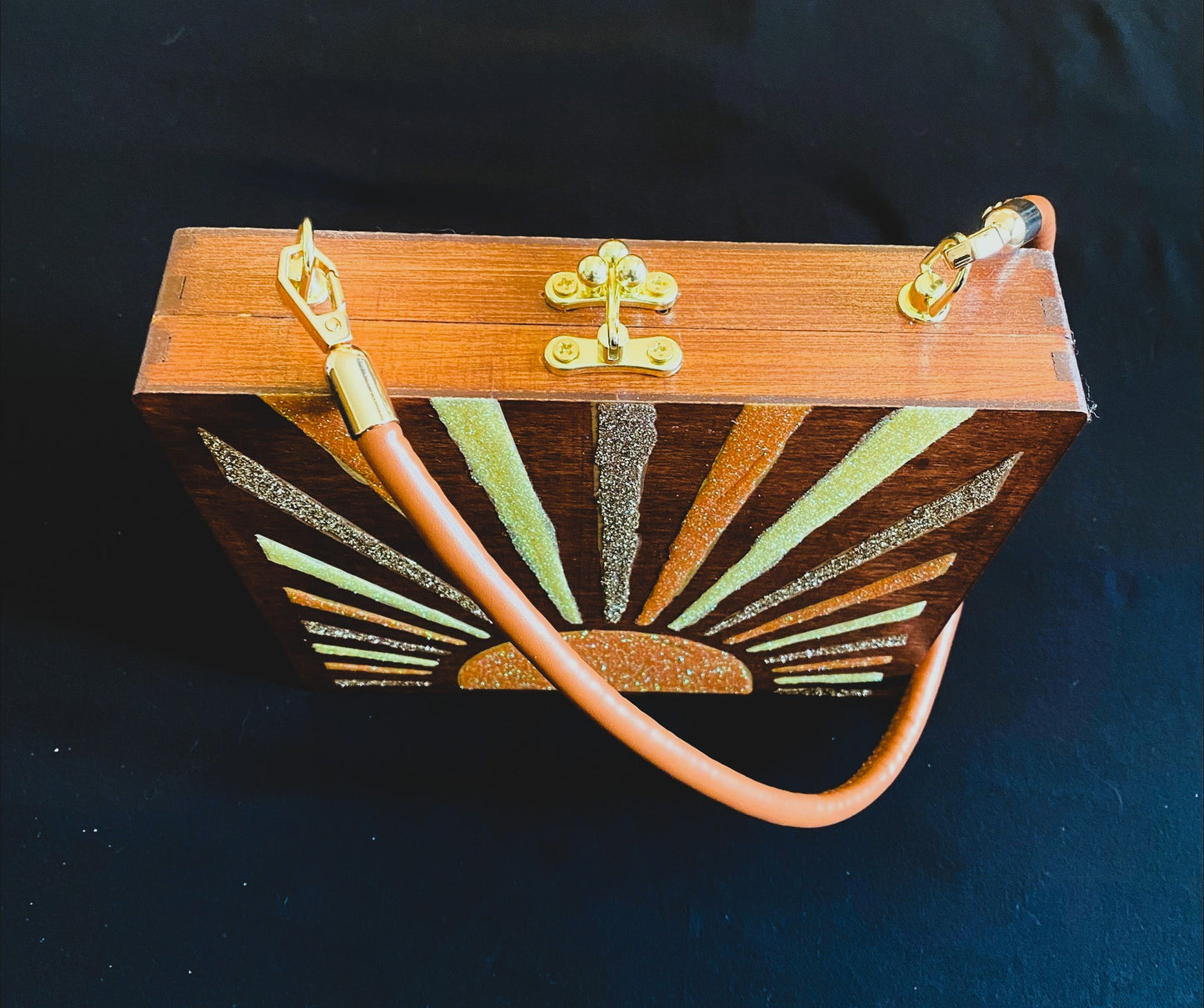 Box Purse Sunset