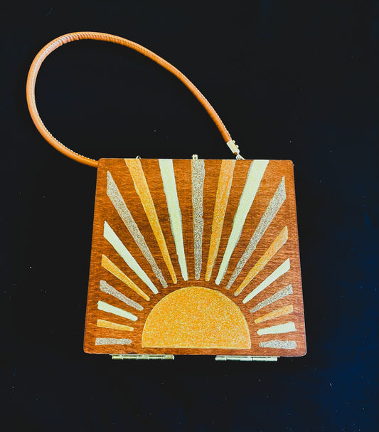 Box Purse Sunset