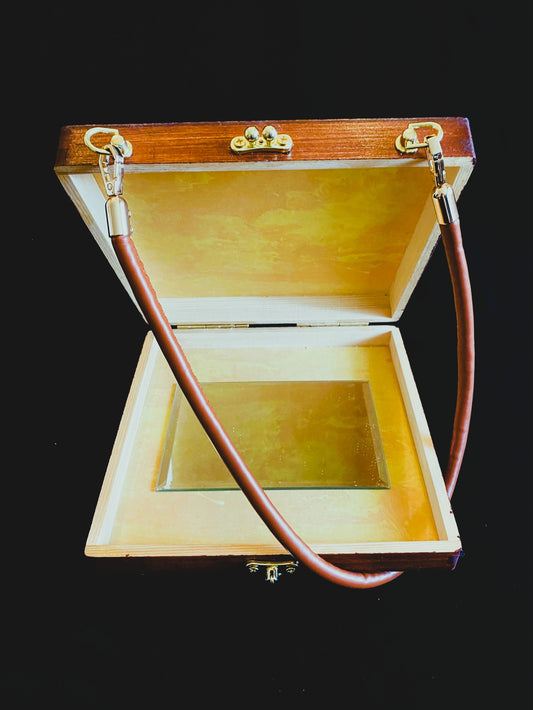 Box Purse Sunset